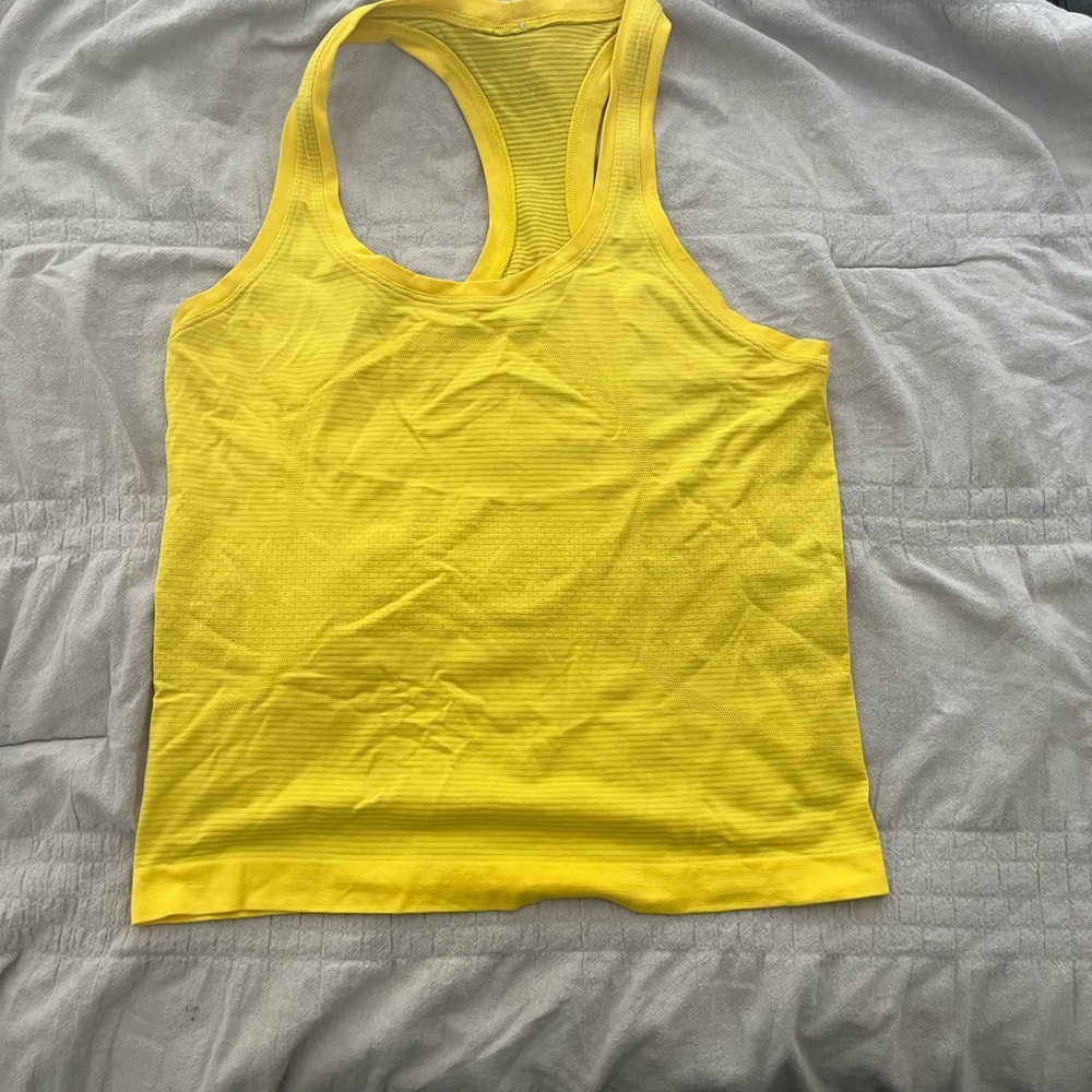 lululemon athletica Bright Yellow Racerback Tank